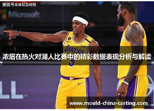 浓眉在热火对湖人比赛中的精彩数据表现分析与解读